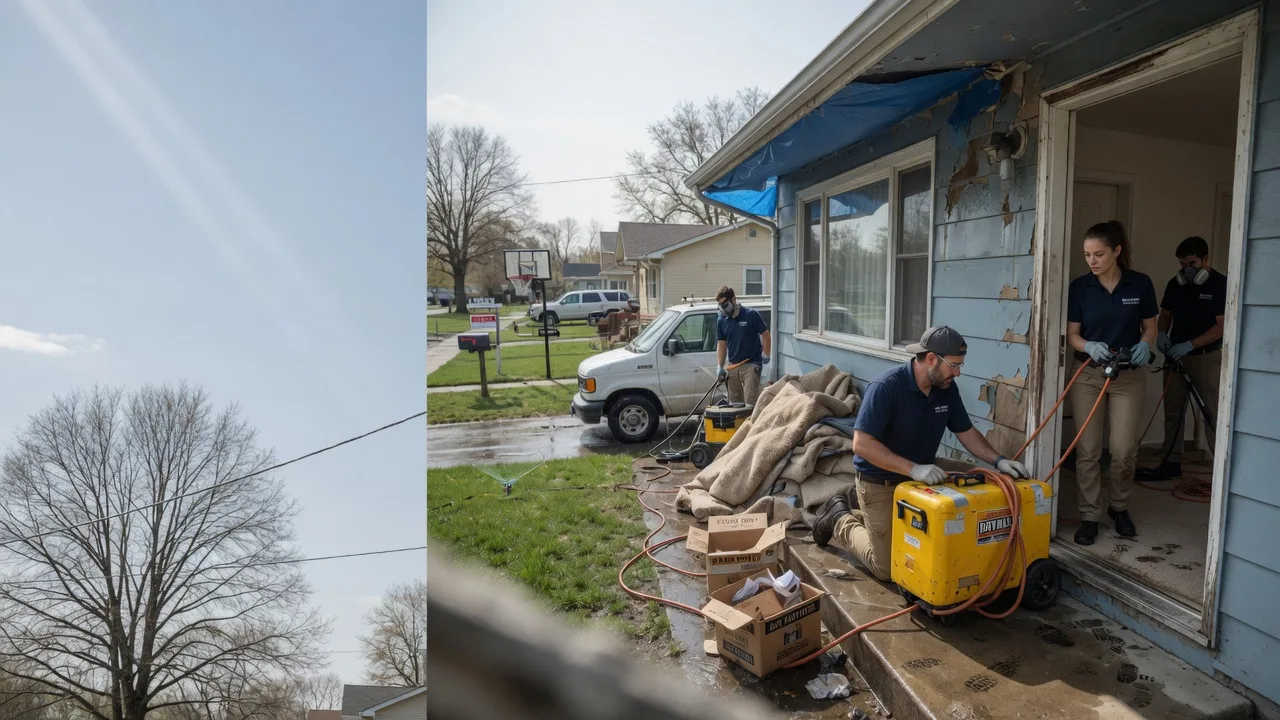 Basement Flood Cleanup in Damascus, OH near me